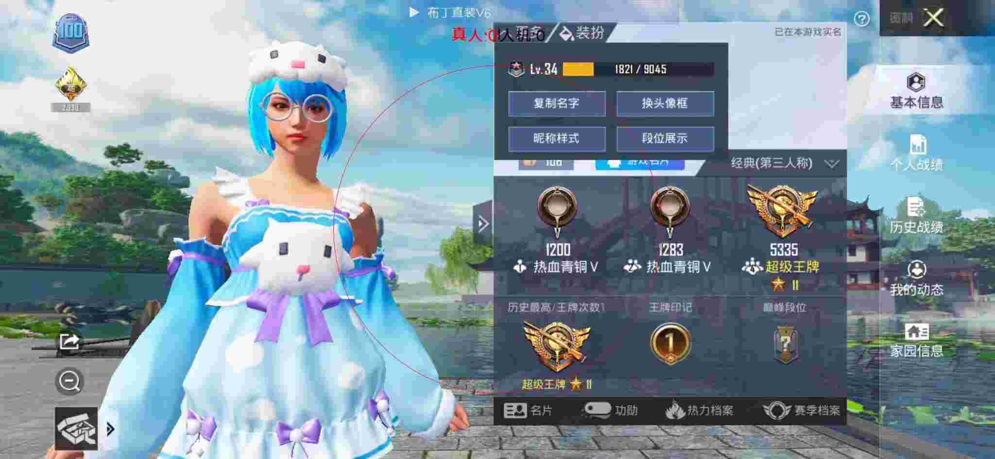 和平精英布丁直装透视 - 和平精英真人泳衣服装图片辅助预览图